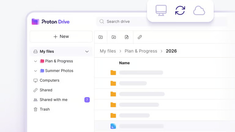 Proton Drive Web App