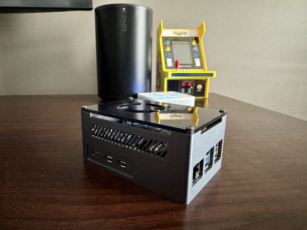 Raspberry Pi 5 with PoE HAT running headless Stream Deck Home Assistant daemon